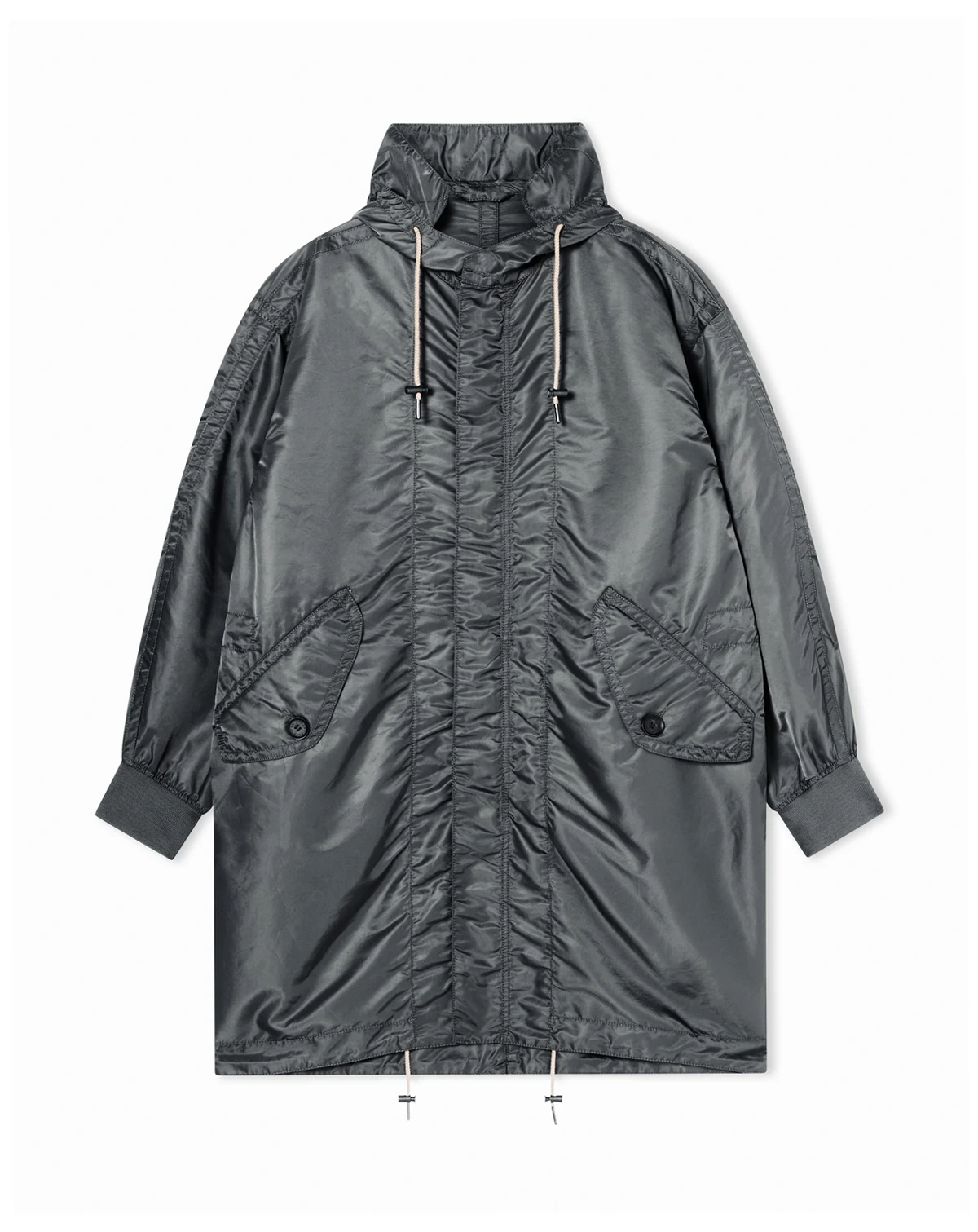 Men's Nylon Twill Trench Coat