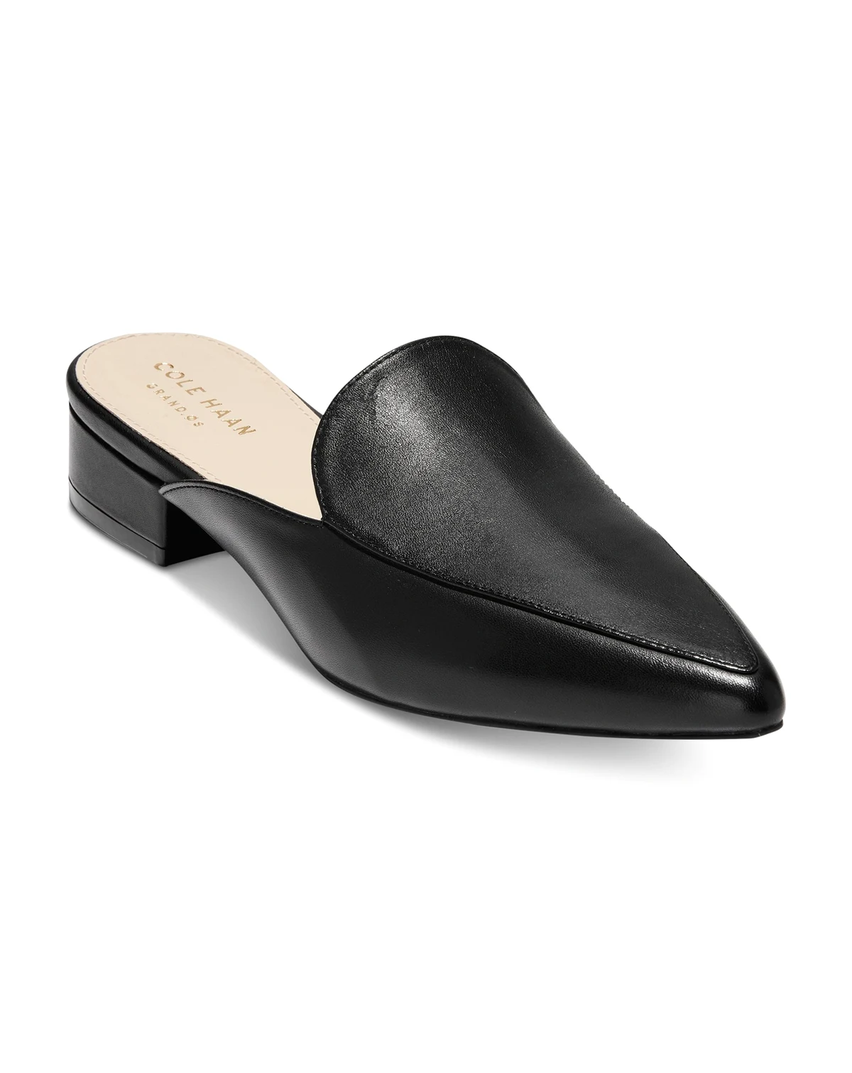 Women's Piper Leather Pointed-Toe Mules