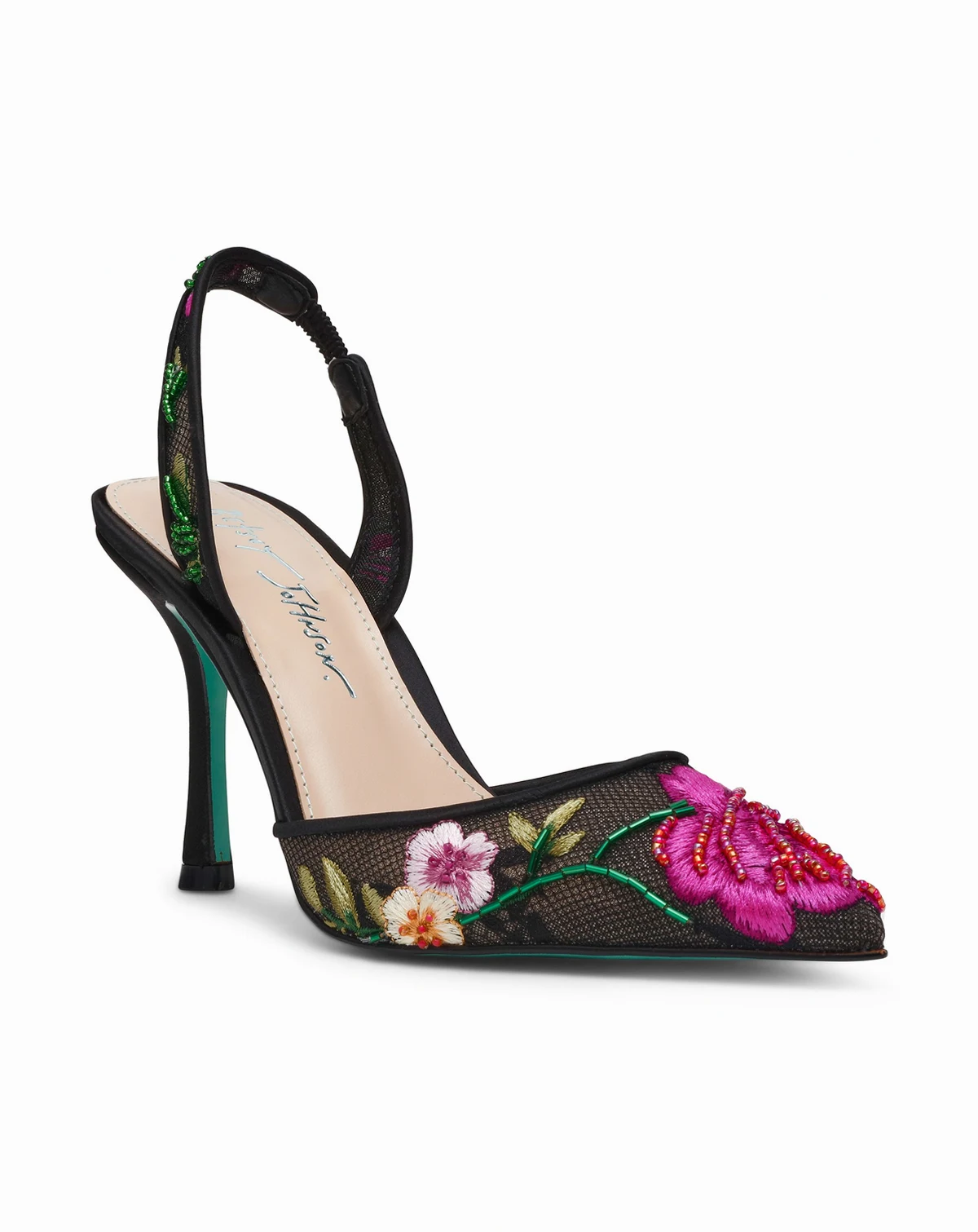 Women's April Floral Slingback Stiletto Pumps