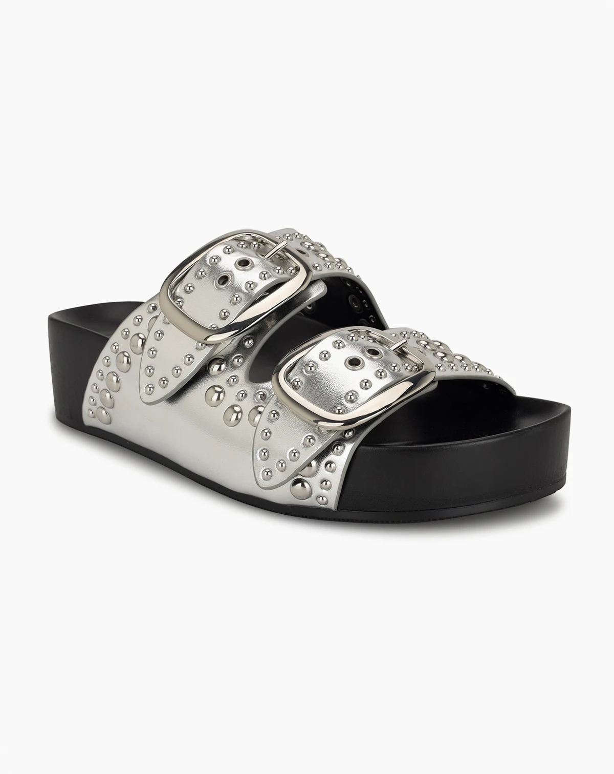 Women's Flinne Studded Double Buckle Sandals