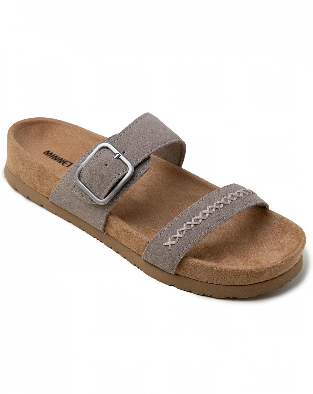 Women's Gideon Suede 2-Strap Buckle Sandals