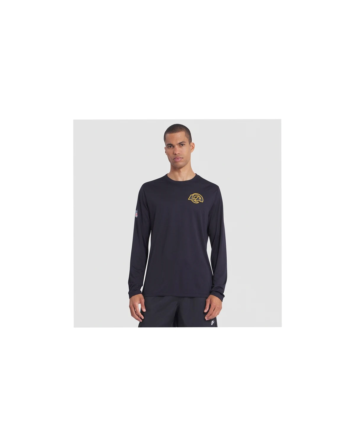 Men's Midnight Blue Los Angeles Rams 2025 Rivalries Collection Sideline Legend Dri-FIT Long Sleeve T-Shirt
