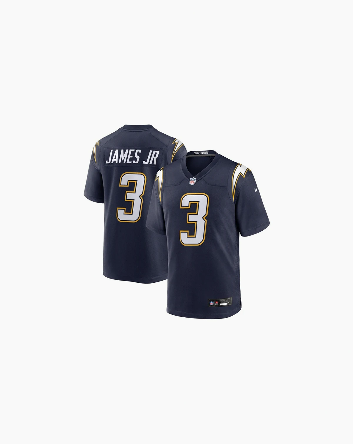 Men's Derwin James Jr. Navy Los Angeles Chargers Alternate Super Chargers Game Jersey