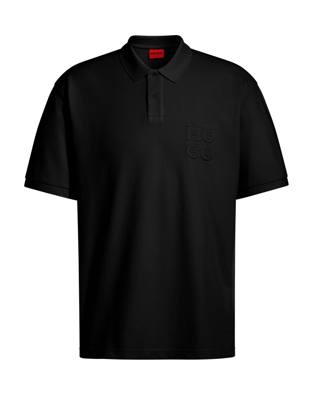 Men's Distressed Logo Polo Shirt