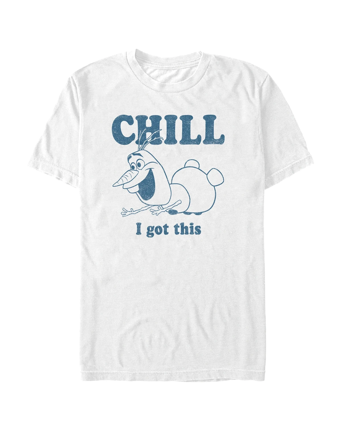 Disney Men's Frozen Olaf Chill I Got this, Short Sleeve T-Shirt