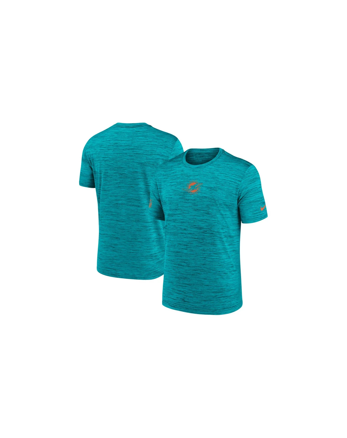 Men's Aqua Miami Dolphins Big Tall Sideline Velocity Performance T-Shirt