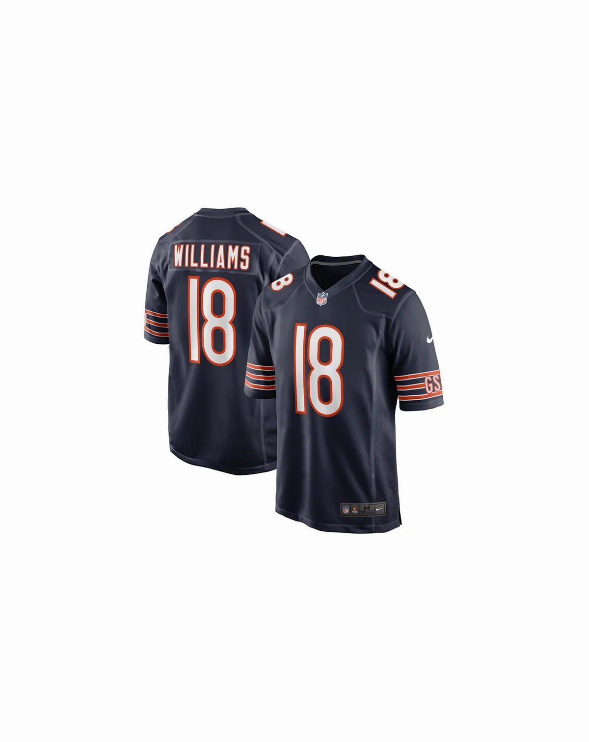 Men's Caleb Williams Chicago Bears 2024 NFL Draft First Round Pick Player Game Jersey