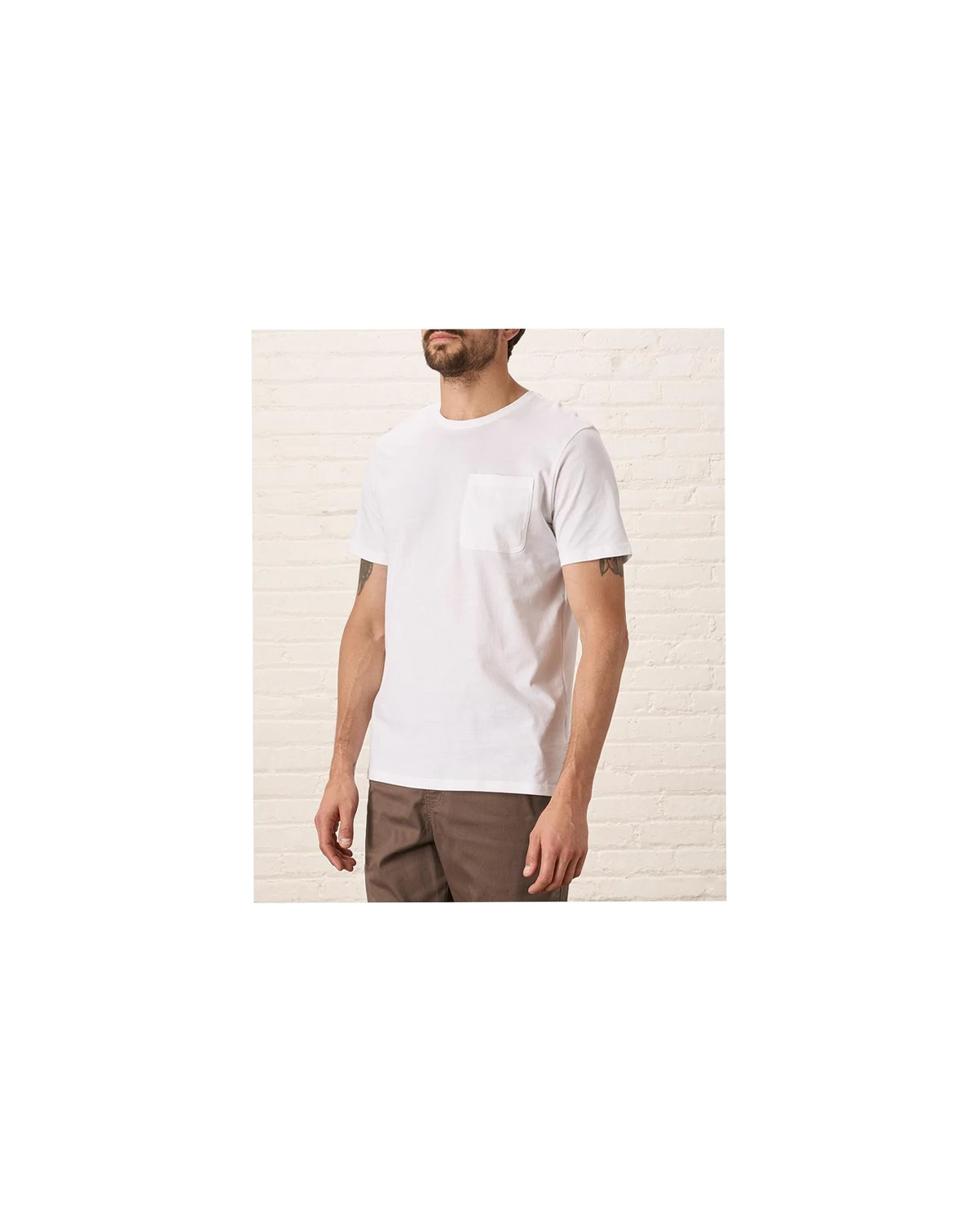 Men's Organic Cotton Softspun Pocket Crew Tee