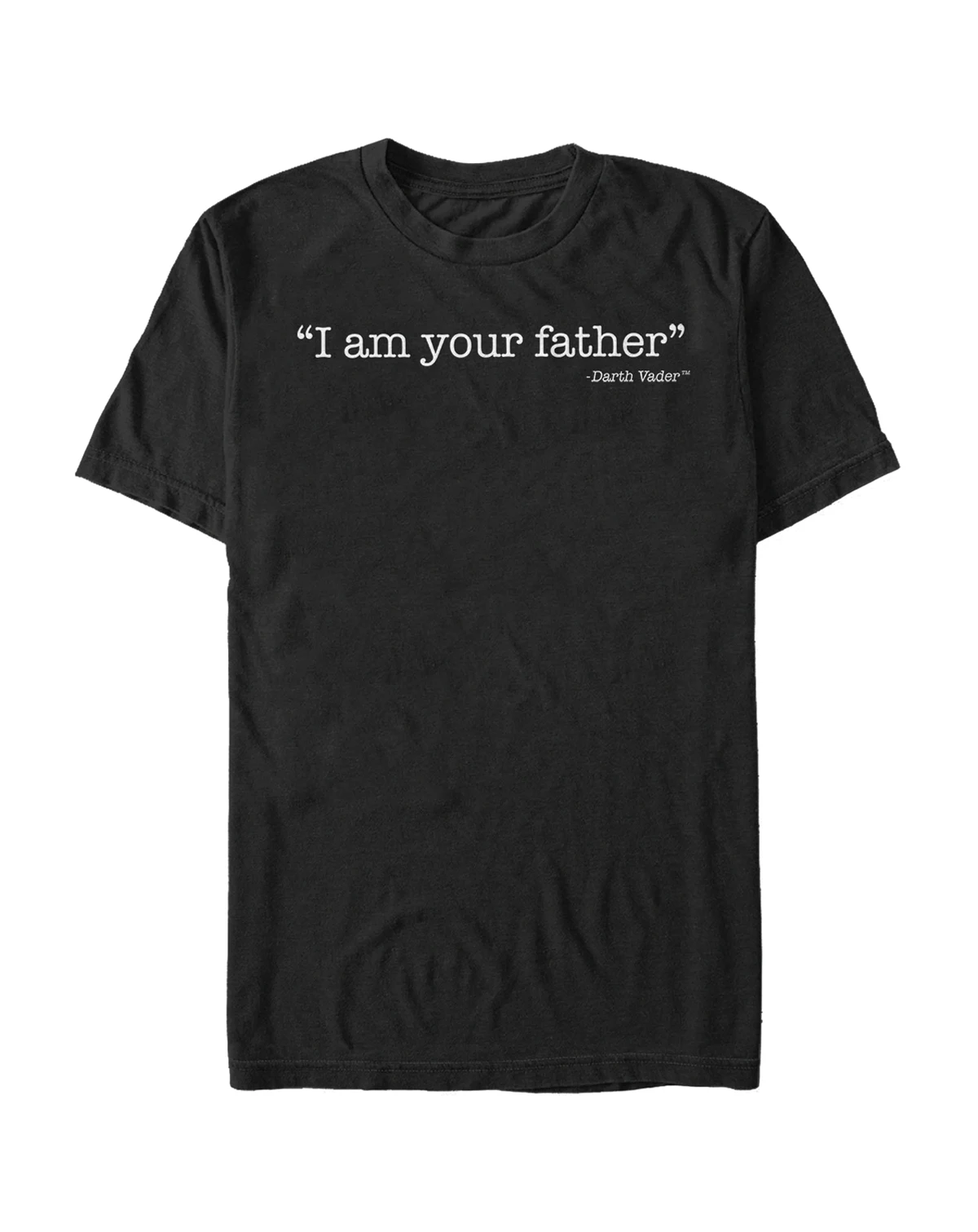 Star Wars Men's Classic I Am Your Father Darth Vader Quote Short Sleeve T-Shirt