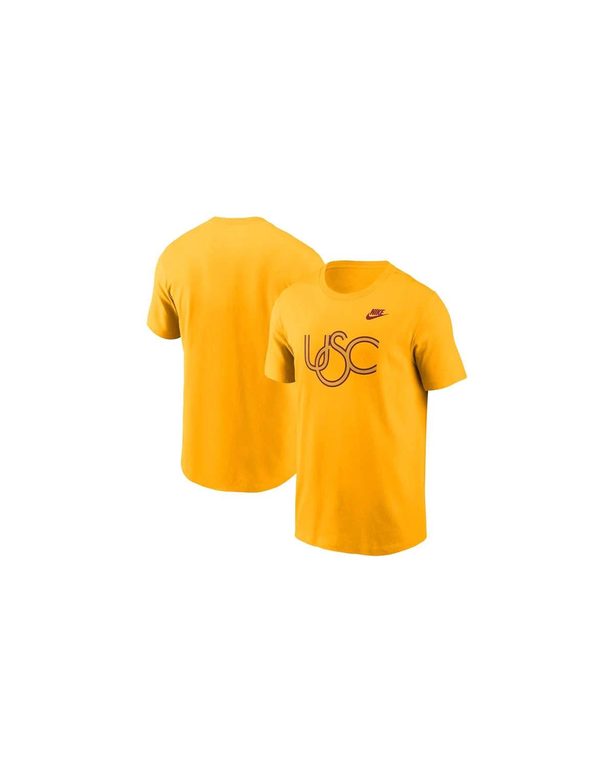 Men's Gold USC Trojans Legacy Alternate Logo T-Shirt