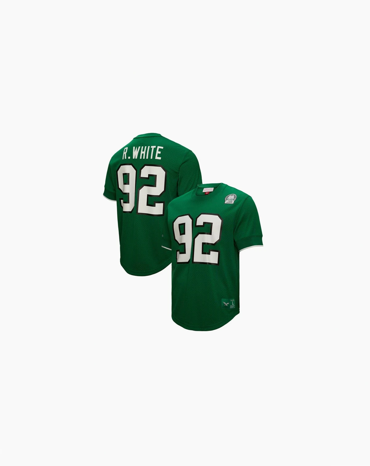 Men's Reggie White Kelly Green Philadelphia Eagles Retired Player Name Number Mesh Top