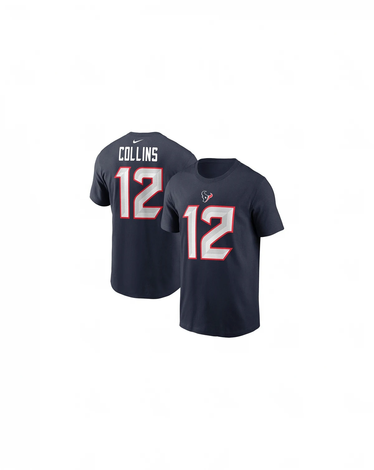 Men's Nico Collins Navy Houston Texans Name Number T-Shirt
