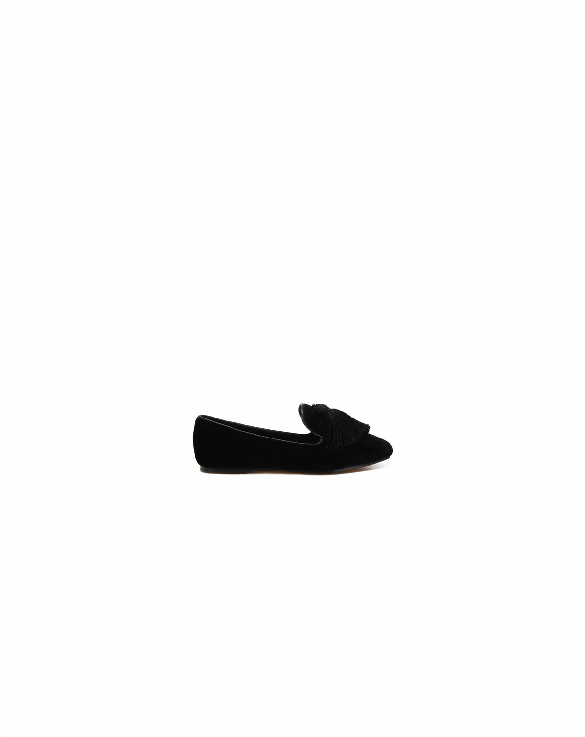 Womens Tromso Iconic Tassel Detail Velvet Loafers
