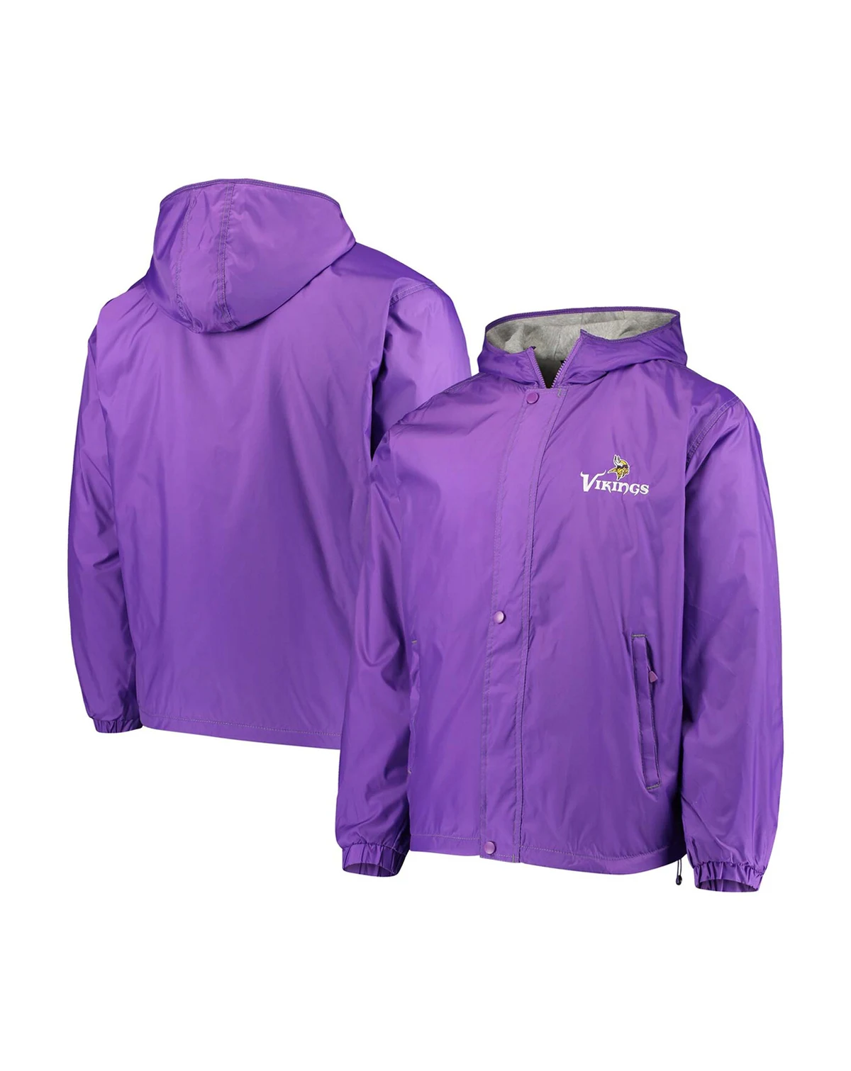 Men's Purple Minnesota Vikings Legacy Stadium Full-Zip Hoodie Jacket