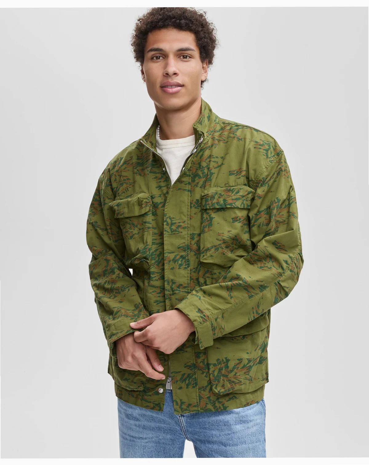 Men's Pocket Camo Jacket, Macy's Exclusive