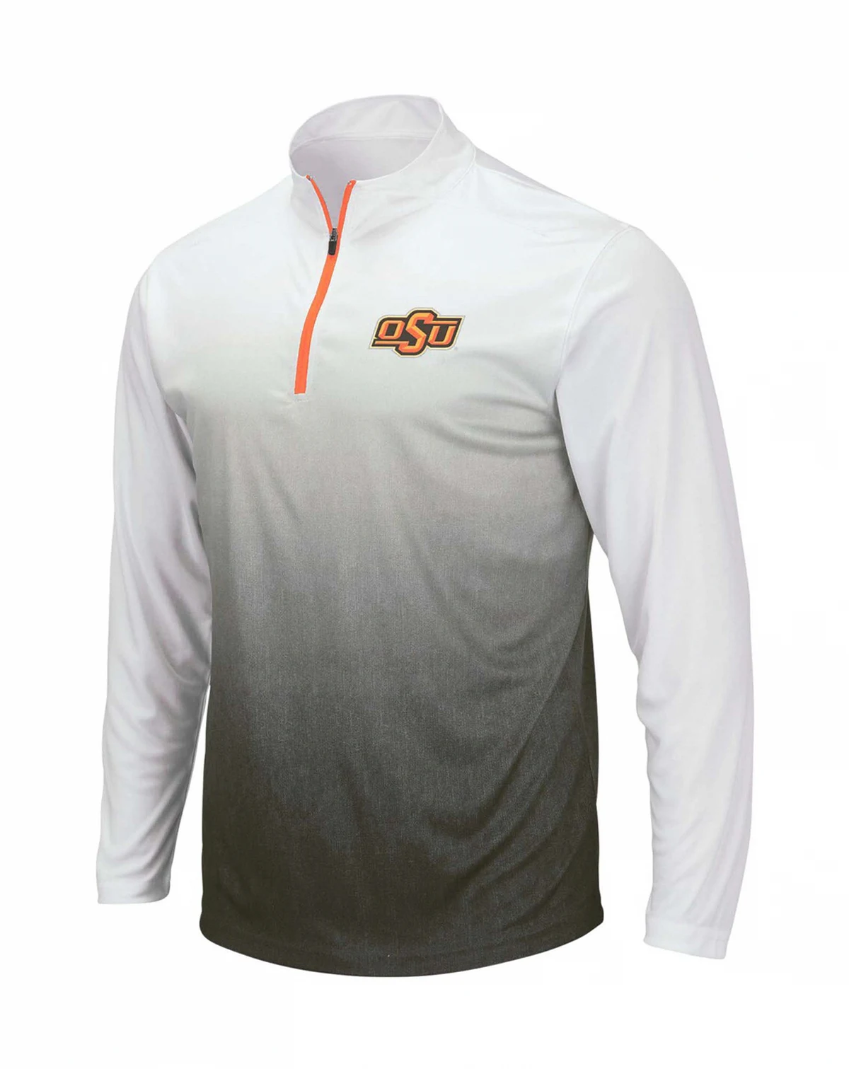 Men's Gray Oklahoma State Cowboys Magic Team Logo Quarter-Zip Jacket