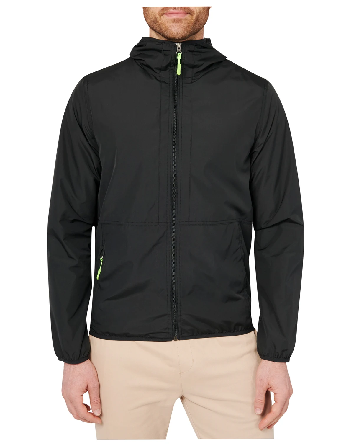 Men's Slim-Fit Solid Windbreaker