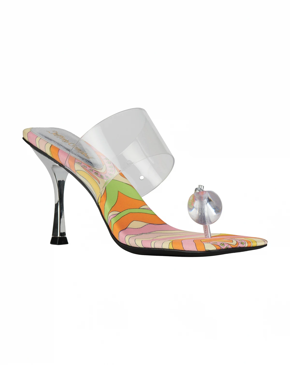 Women's Aqueous Embellished High-Heel Dress Mules