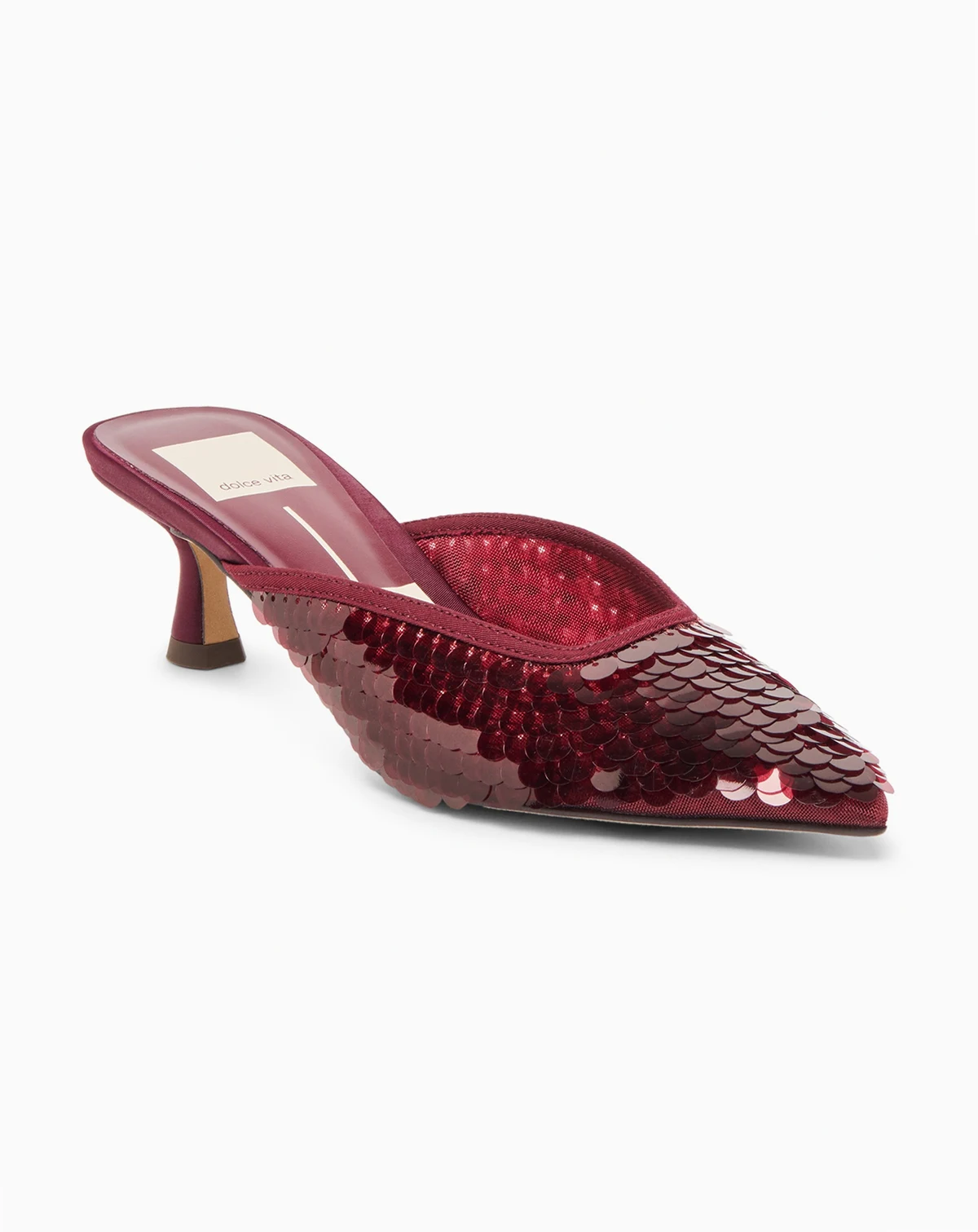 Women's Cleo Sequin Pointed Toe Mule Pumps