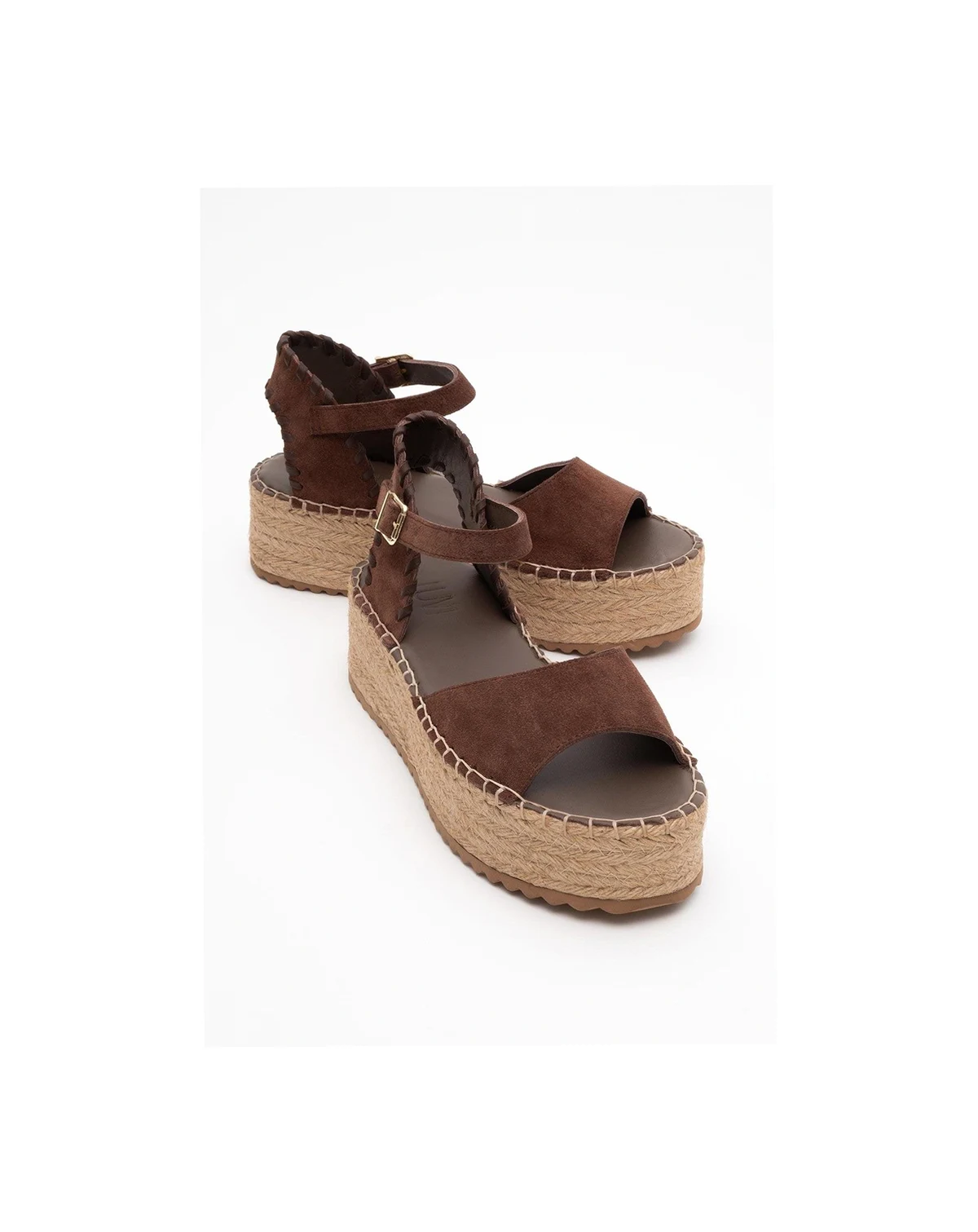 Serez Leather Platform Espadrilles Sandal (Women)