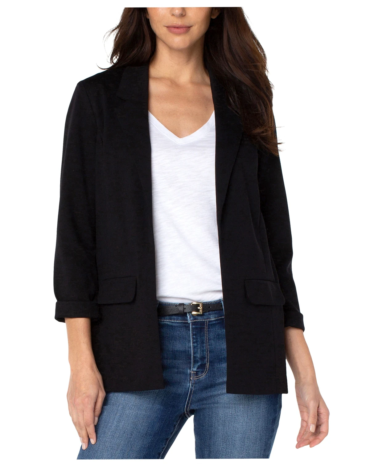 Women's Boyfriend Open-Front Blazer