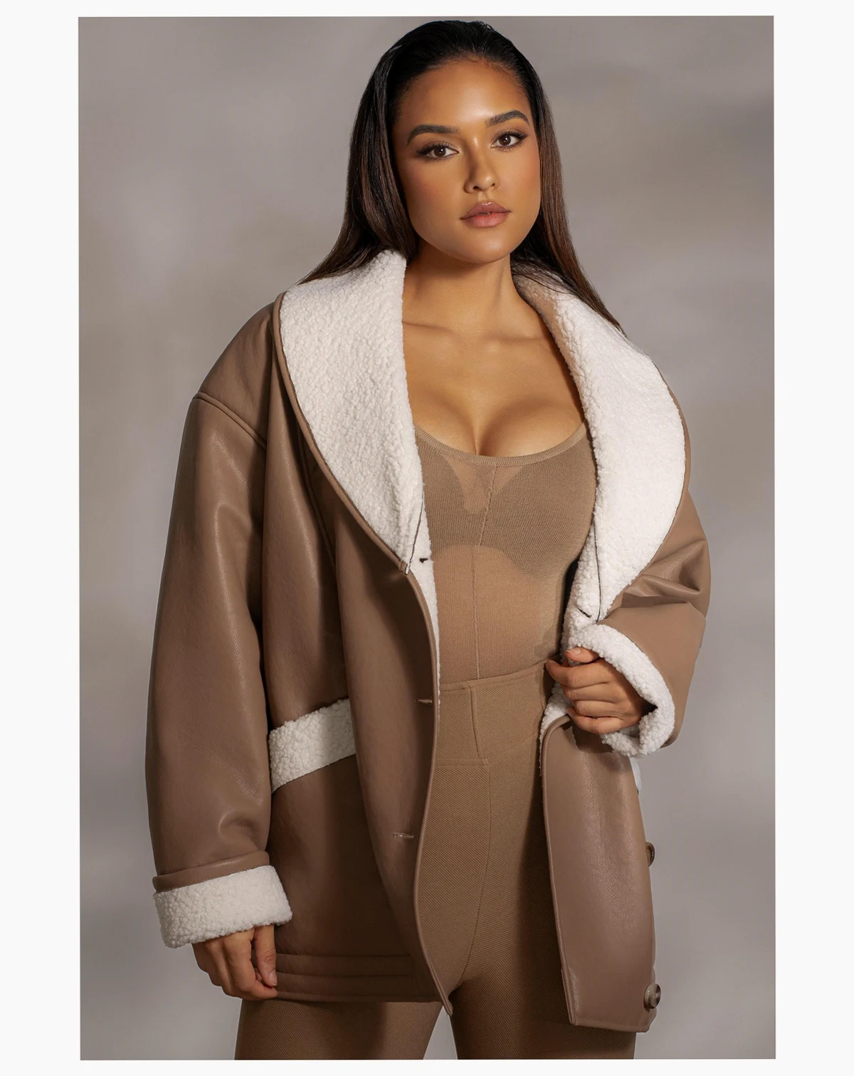 Women's Presley Faux Leather Coat