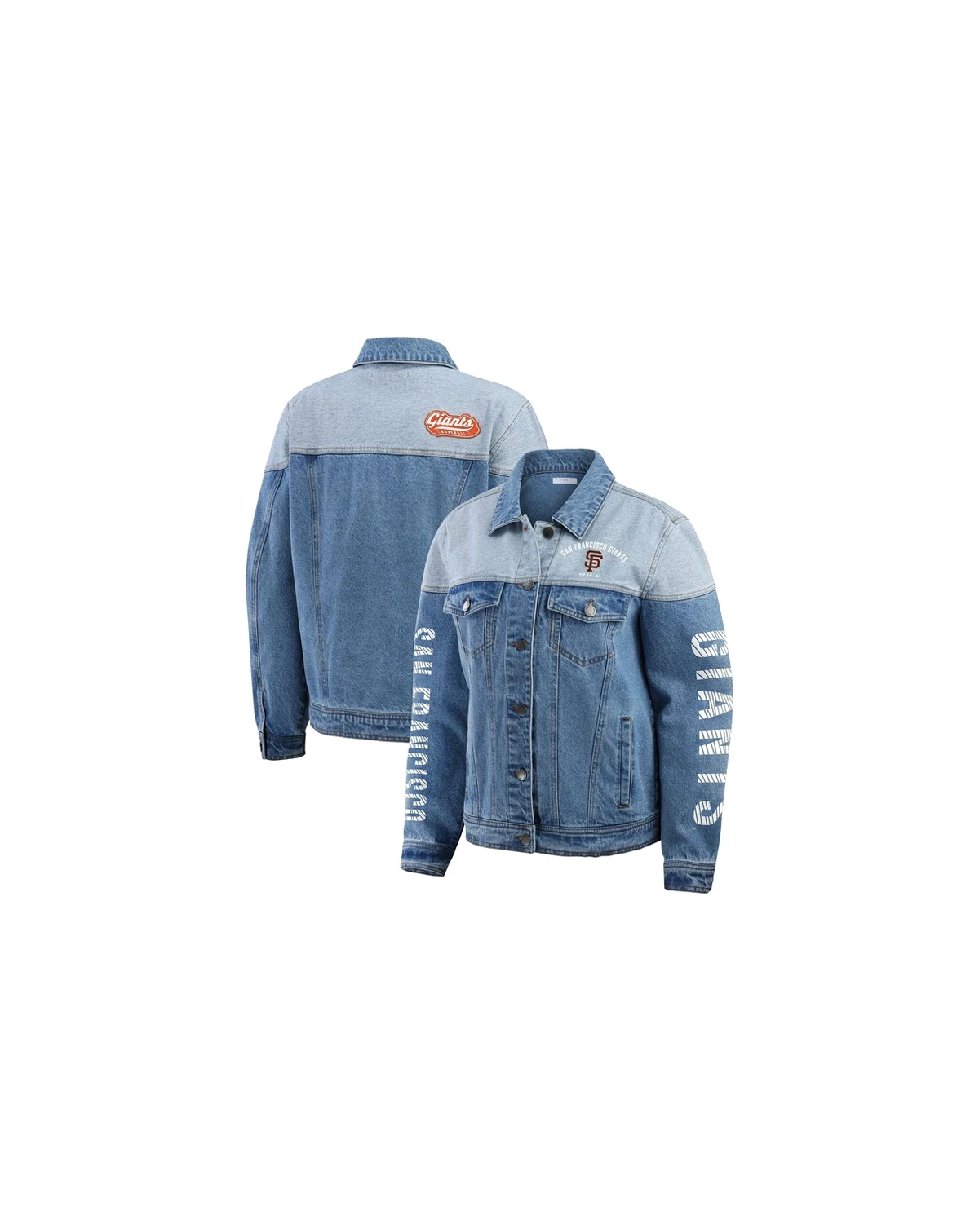 Women's San Francisco Giants Full-Button Denim Jacket