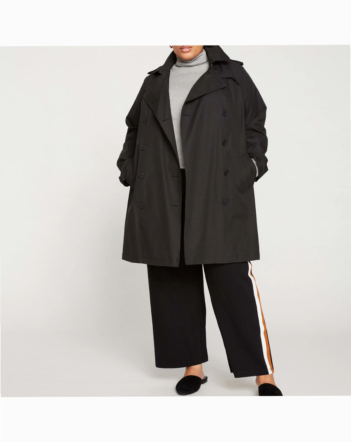 Women's Plus Size Derjon Trench Coat