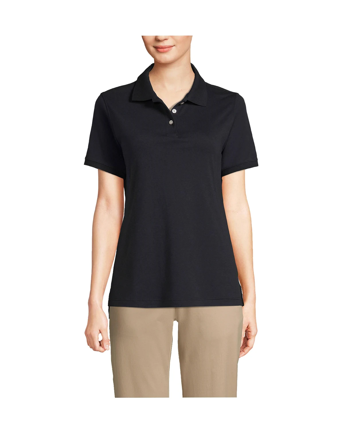 Women's Short Sleeve Interlock Polo Shirt