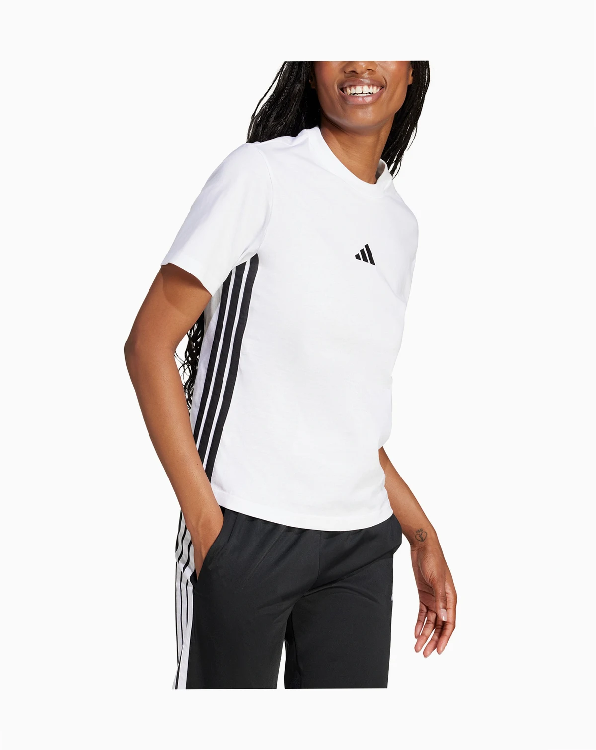 Women's Essentials 3-Stripes Cotton T-Shirt