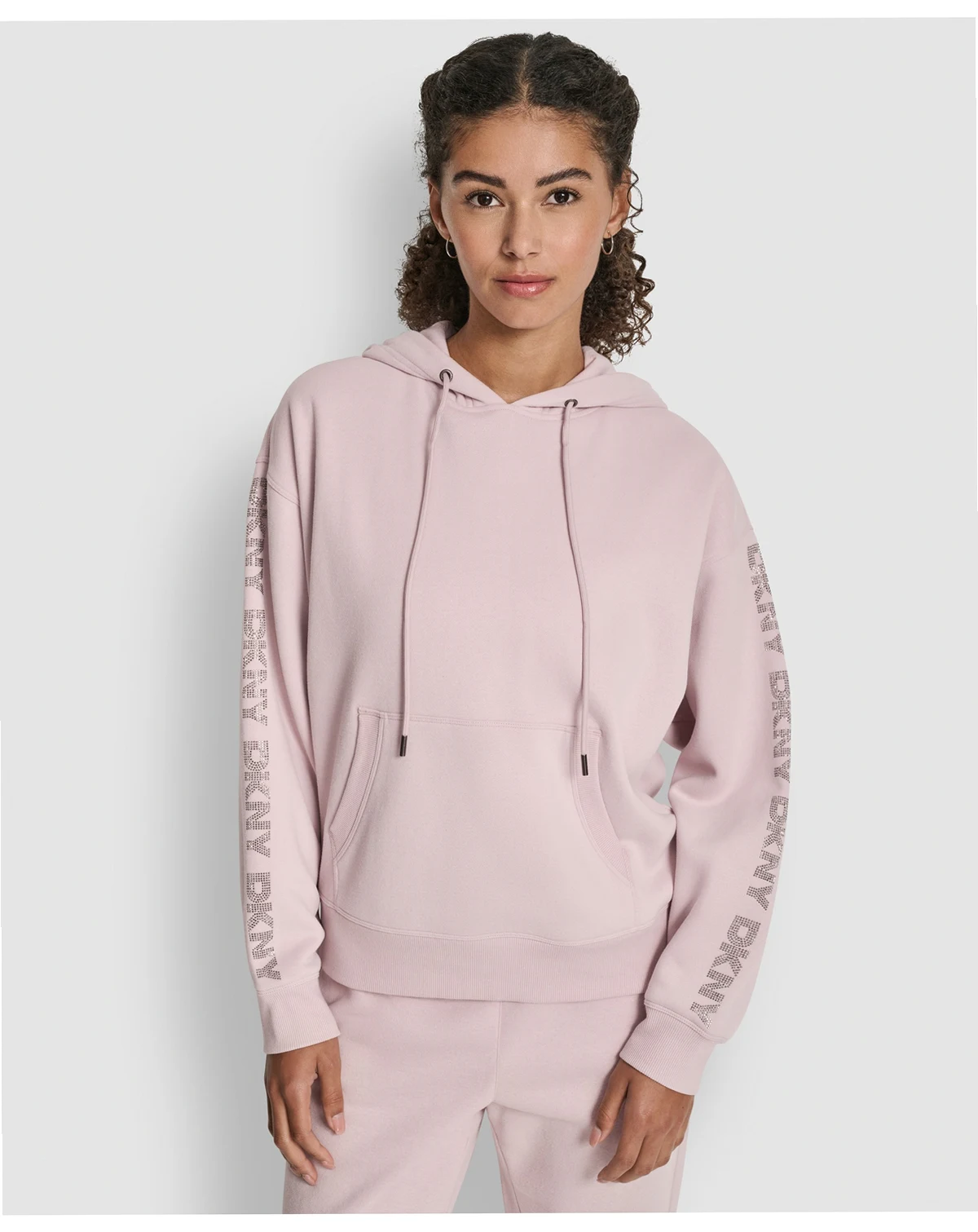 Women's Rhinestone Logo Fleece Hoodie