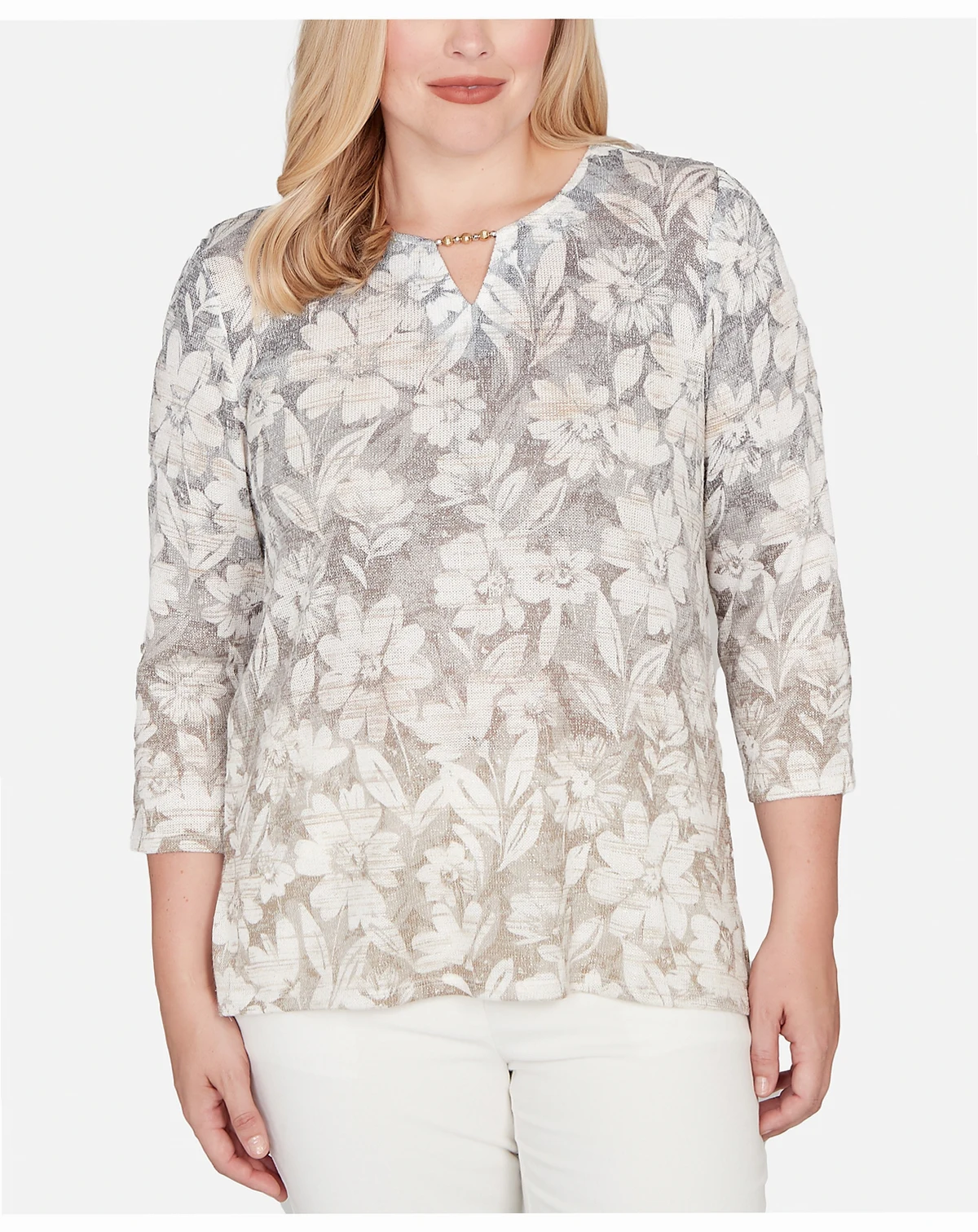 Vienna Ombre Floral Knit Top