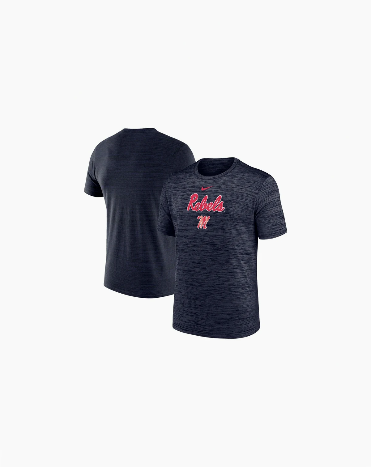 Men's Navy Ole Miss Rebels Velocity Performance T-Shirt