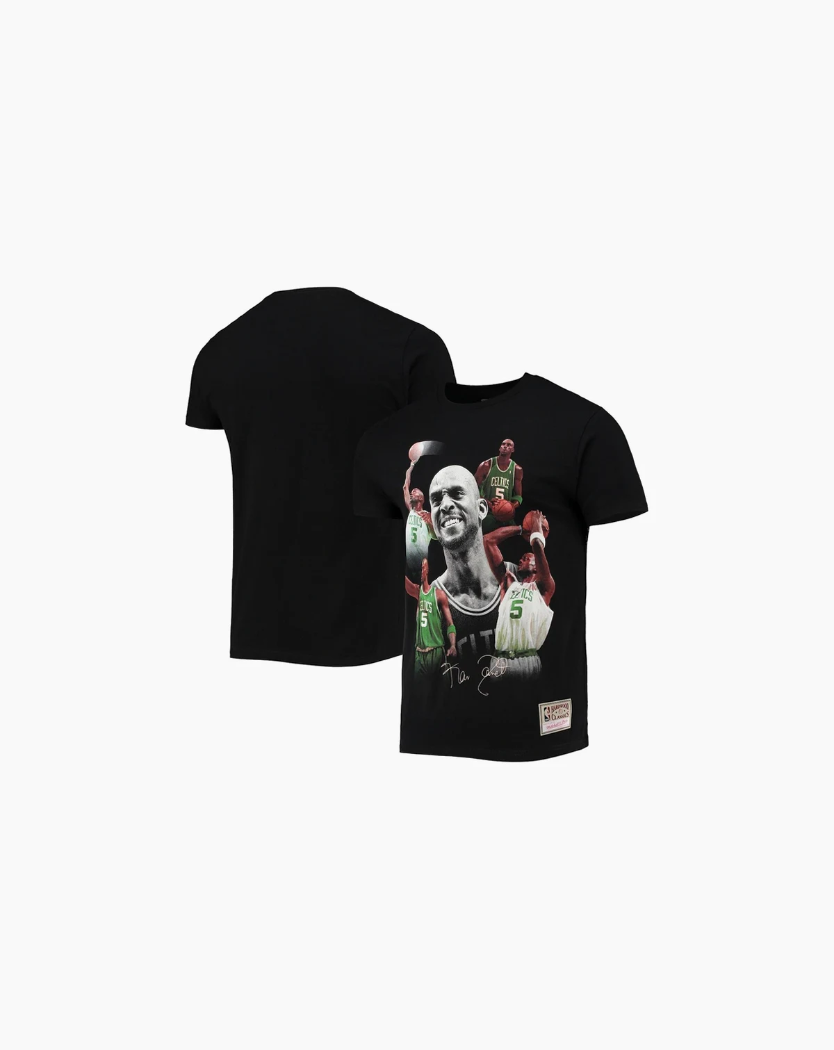 Men's Kevin Garnett Black Boston Celtics Collage T-Shirt