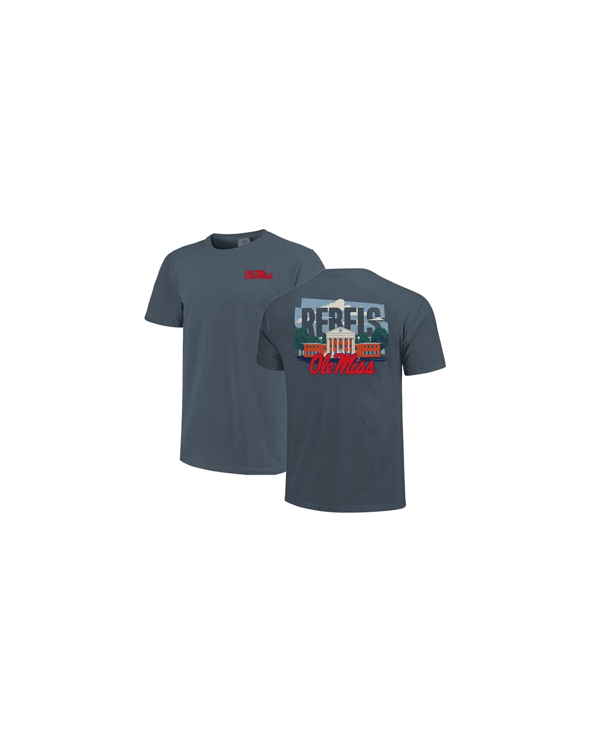 Men's and Women's Navy Ole Miss Rebels Hyper Local Lyceum T-Shirt