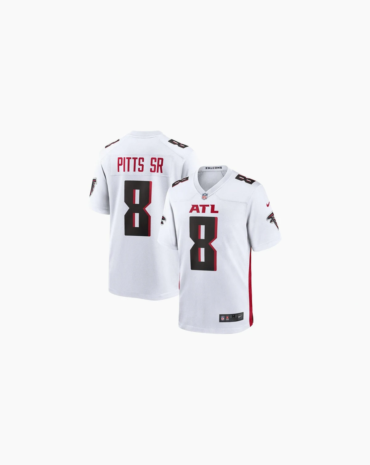 Men's Kyle Pitts Sr. White Atlanta Falcons White Game Jersey