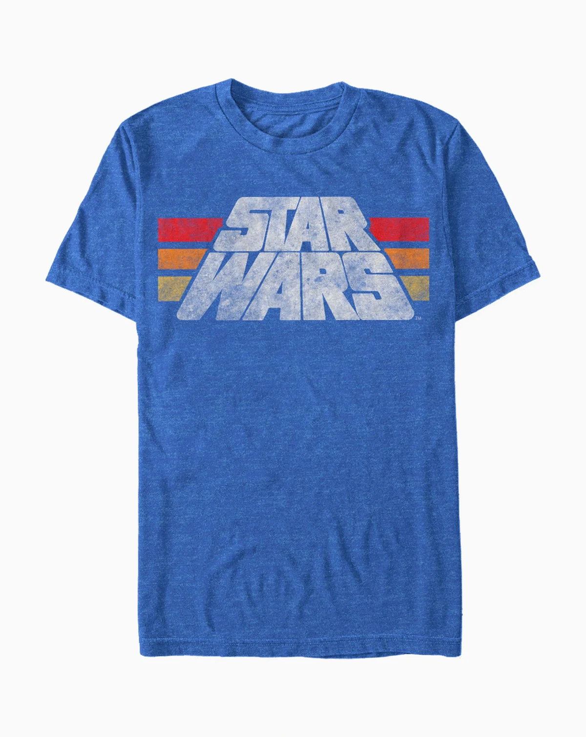 Star Wars Men's Classic Retro Distressed Logo Short Sleeve T-Shirt