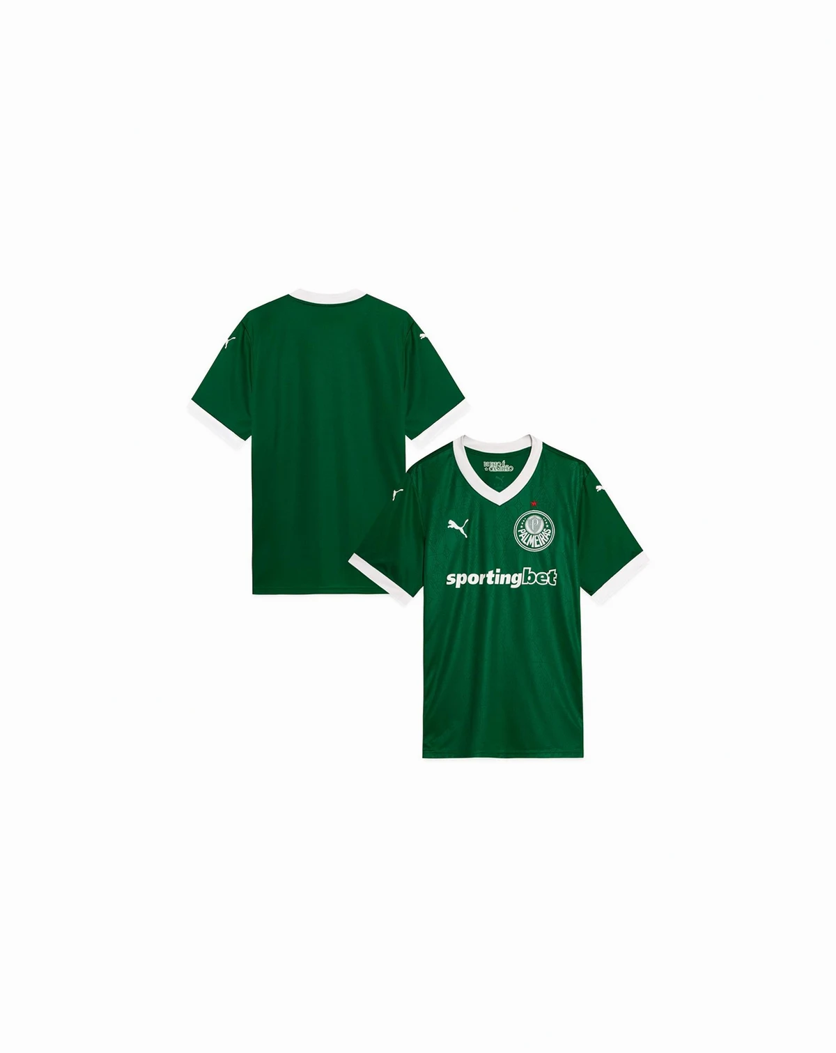 Men's Green SE Palmeiras 2025/26 Replica Home Jersey