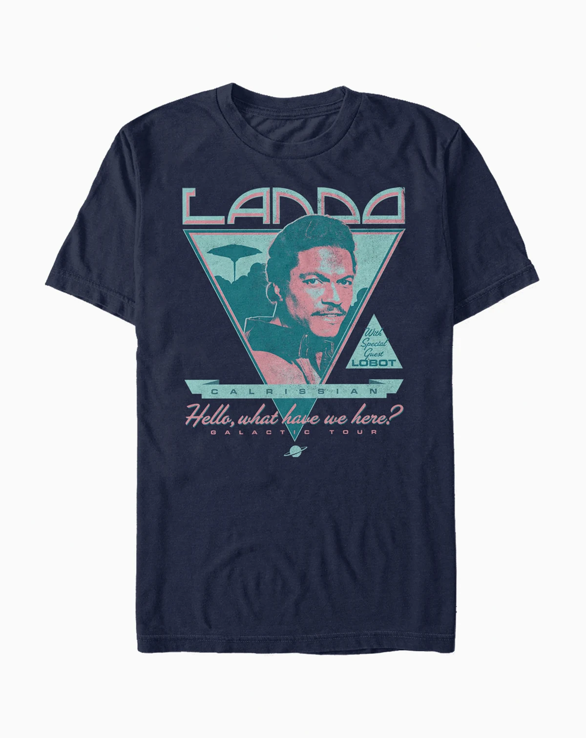 Star Wars Men's Classic Lando Calrissian Galactic Tour Short Sleeve T-Shirt