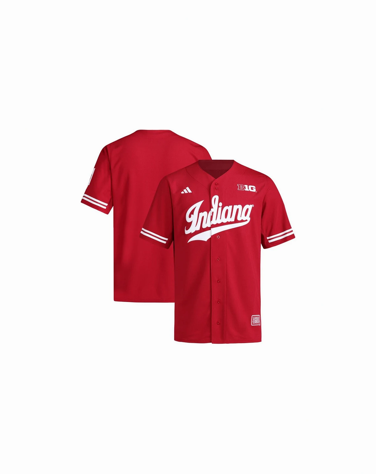 Men's Crimson Indiana Hoosiers Replica Baseball Jersey