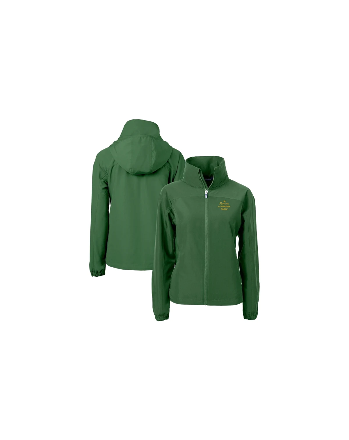Women's Hunter Green Notre Dame Fighting Irish Play Like A Champion Today Charter Eco Full-Zip Jacket