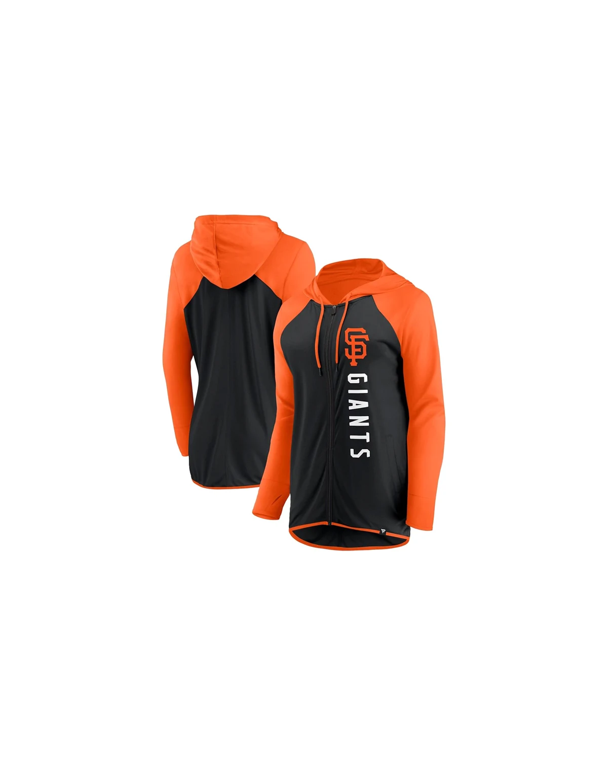 Women's Black, Orange San Francisco Giants Forever Fan Full-Zip Hoodie Jacket