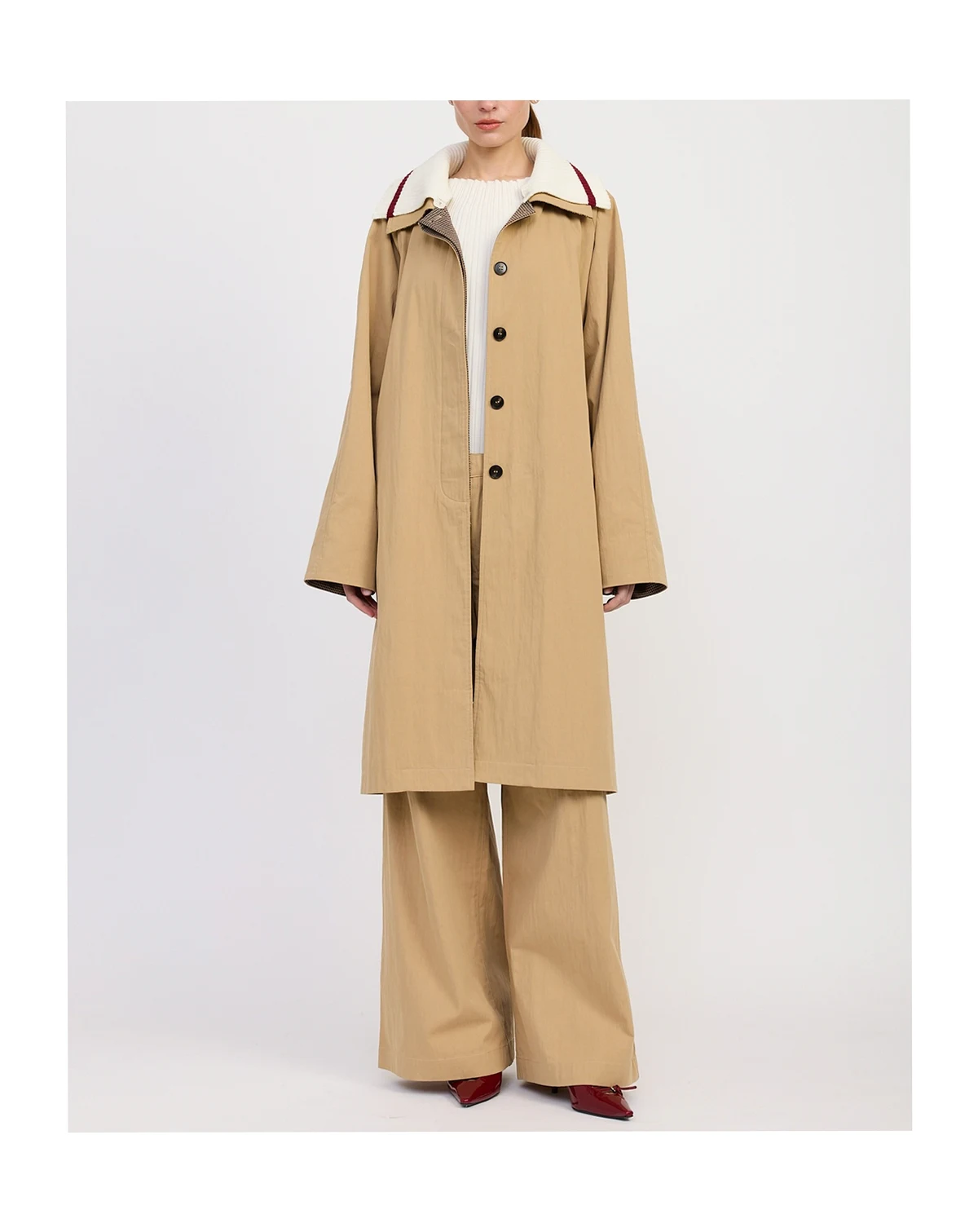 Women's Marleigh Long Car Trench Coat