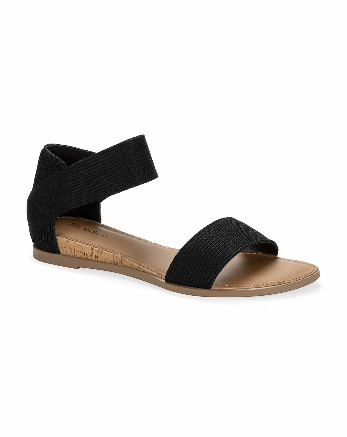 Women's Eileen Elasticized Round Toe Flat Sandals, Macy's Exclusive