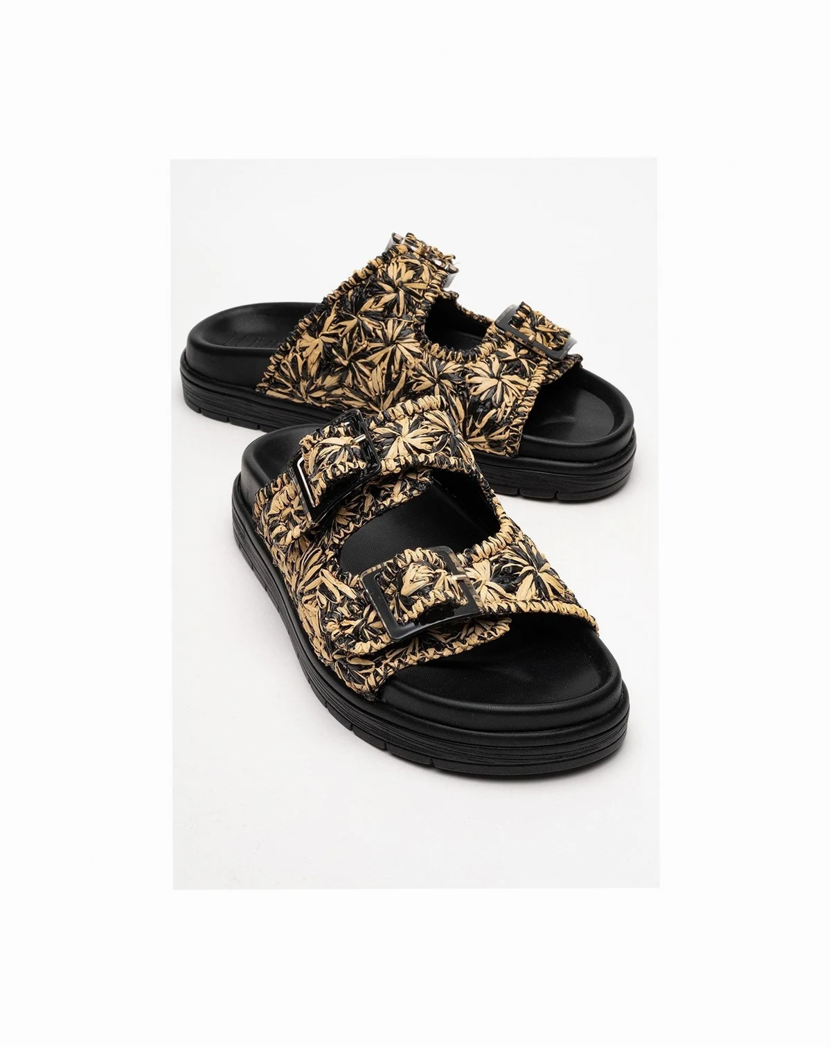 Milana Leather Double Strap Sandal (Women)