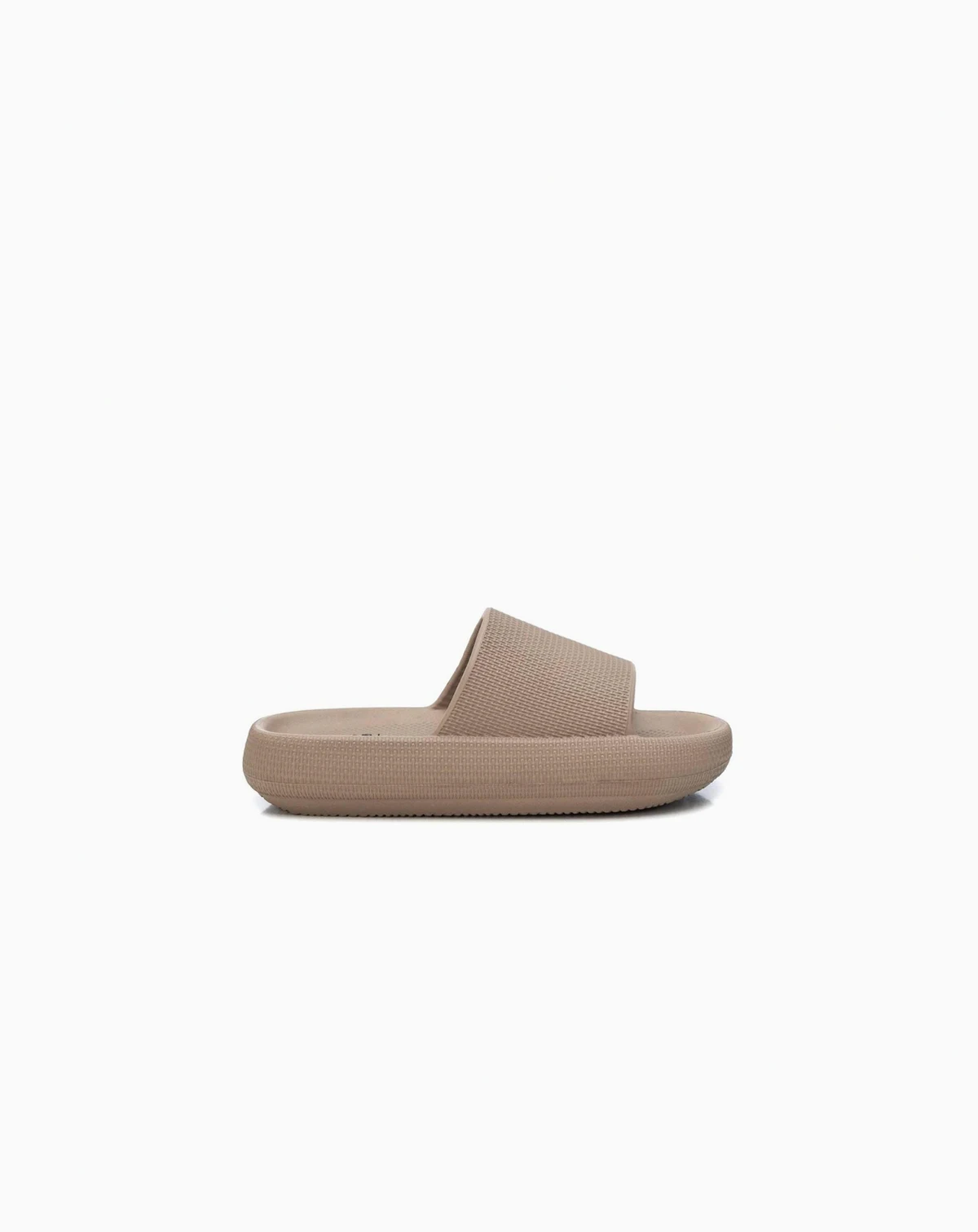Women's Rubber Flat Sandals By  Light Brown