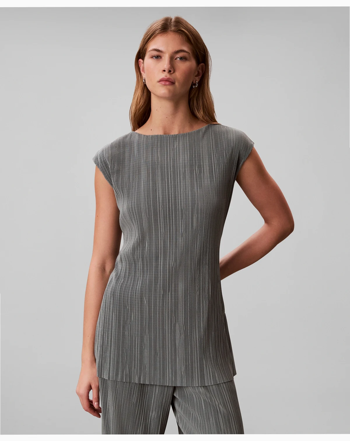 Women's Cap-Sleeve Tunic Top