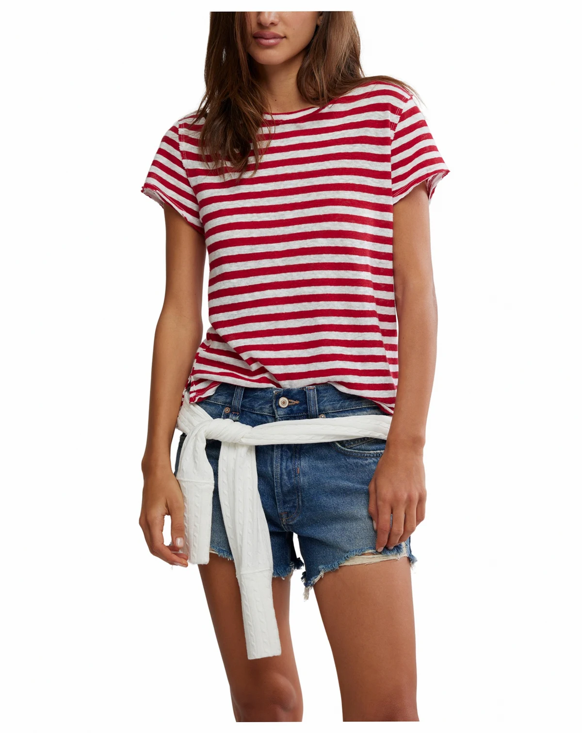 Women's Nora Crewneck Striped T-Shirt