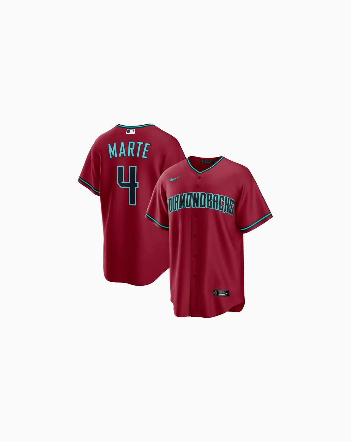 Men's Ketel Marte Red Arizona Diamondbacks Alternate 2 Replica Jersey