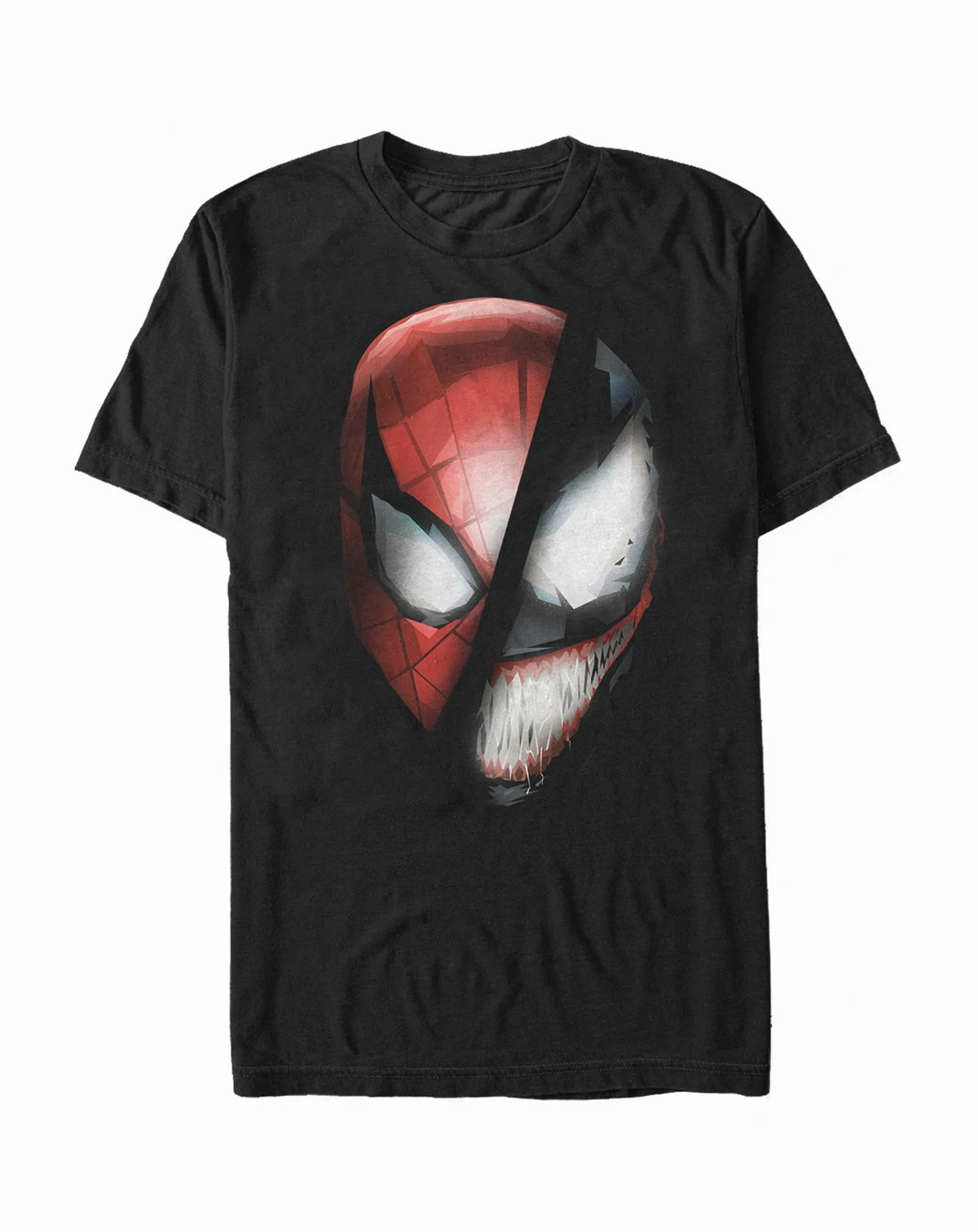 Marvel Men's Universe Spider-Man Venom Face off Short Sleeve T-Shirt